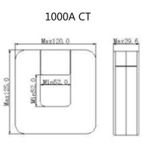 # SolarEdge SECT-SPL-1000A-A Split-CoreCurrent Transfor 1000A