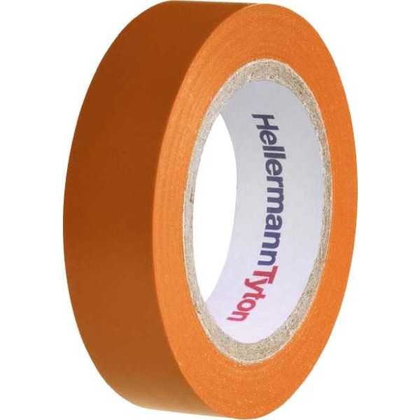 HellermannTyton Flex15-OR15x10m PVC Isolierband orange