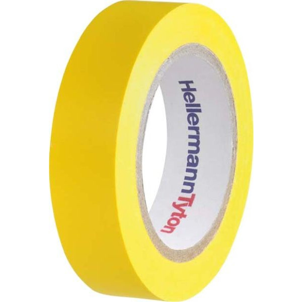 HellermannTyton Flex15-YE15x10m PVC Isolierband gelb