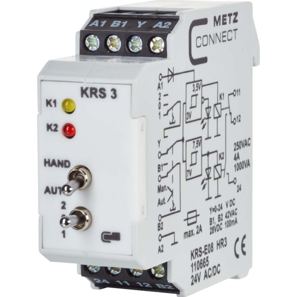 Metz Connect KRS-E08 HR3 24ACDC Schnittstellenmodul 1W