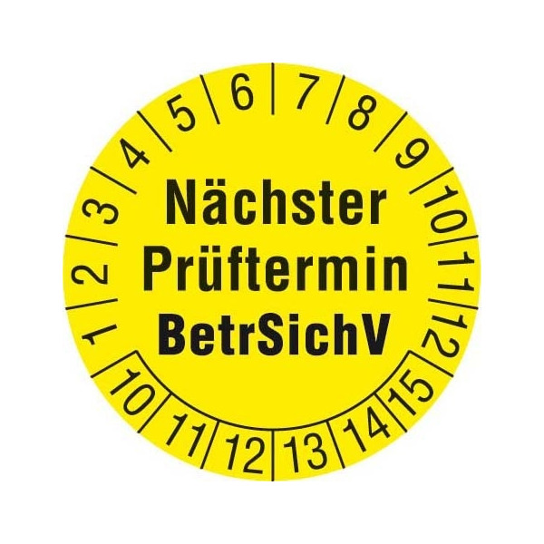 Beha-Amprobe FTC00001239D 2 Prüfetiketten 30mm 250 Stück