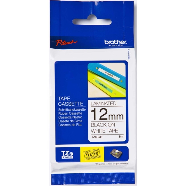 Brother TZe-551 Schriftbandkassette BF.blau/DF.schwarz