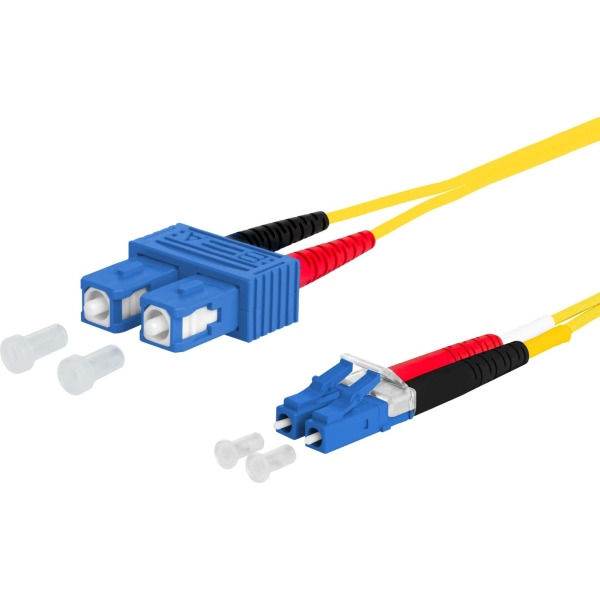 Metz Connect 151P1EOJO10E Duplexkabel LC/SC E9 OS2 1 Meter