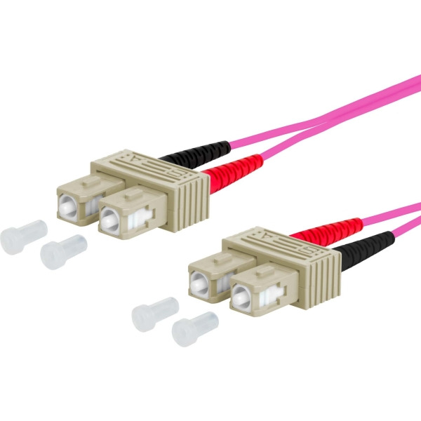 Metz Connect 151S1EOEO10E Duplexkabel SC/SC 50,0 OM4 1 Meter