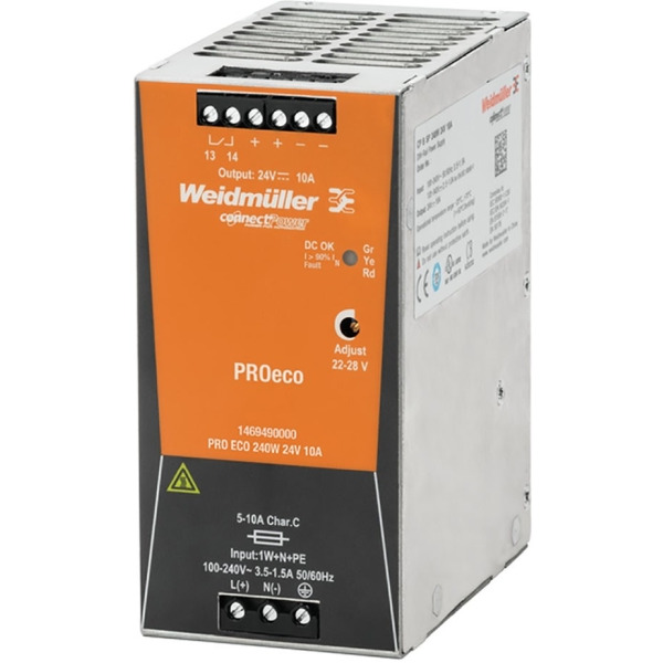 Weidmüller PRO ECO 240W 24V 10A Schaltnetzgerät