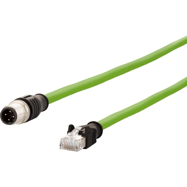 Metz Connect 142M4D15050 Verbindungsleitung 5 Meter M12-RJ45